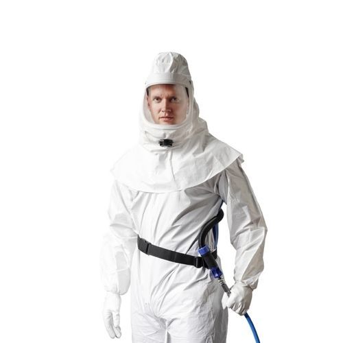 Macacão de proteção unissexo - T-Airline 1000 M - RSG Safety - respirável / estéril / branco