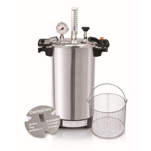 Autoclave médico-hospitalar - CertoClav EL - Certoclav - de bancada / elétrica / em alumínio