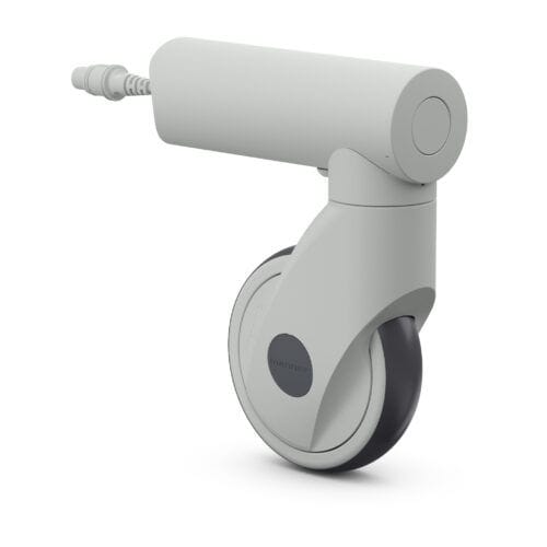 Roda em poliuretano - FK60-ER90-S-125 GPF/K - Manner Oy - em poliamida / giratória / com freio