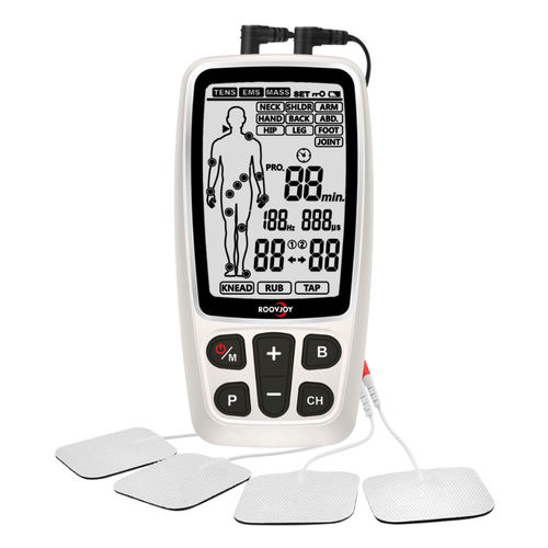 Eletroestimulador - R-C4A - Shenzhen Roundwhale Technology - de mão / TENS / EMS