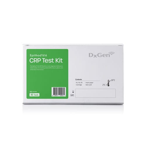 Kit de teste para doenças infecciosas - Epithod® 616 - DxGen Corp - de proteína C-reativa / de soro / de plasma