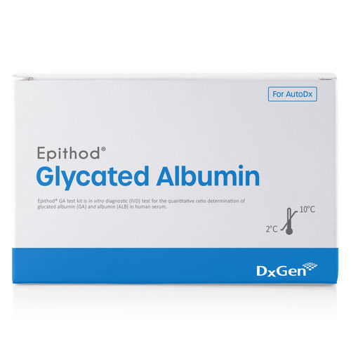 Kit de teste para diabetes - Epithod® GA - DxGen Corp - de hemoglobina / de microalbumina / de albumina