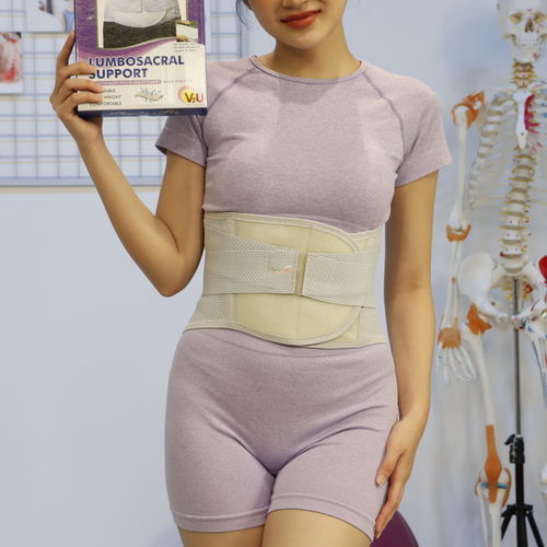 Cinta lombossacral - Physio+Fit - V2U Healthcare - para adulto / semirrígida / L