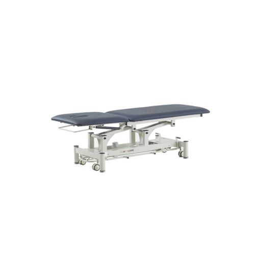 Mesa de massagem elétrica - EL02 - V2U Healthcare - com rodízios / com encosto regulável / articulada em 2 seções