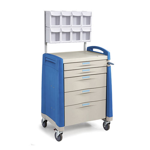 Carrinho hospitalar - EMP.MED.AMC-02 - EMPERO GROUP - de anestesia / para medicamentos / 5 gavetas