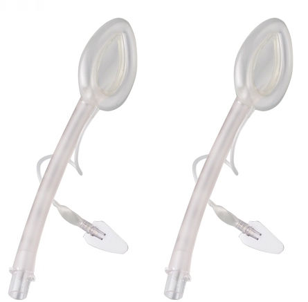 Máscara laríngea em PVC - 101123 series - Guangzhou Orcl Medical - descartável / transparente