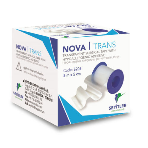 Esparadrapo em polietileno - Nova Trans - Seyitler - impermeável / respirável / hipoalergênico