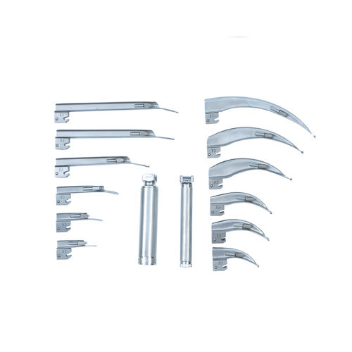 Kit de laringoscópios Macintosh - 00 series - Protec Export - Miller