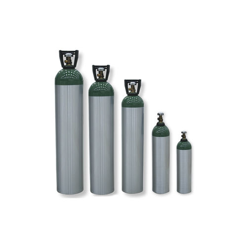 Cilindro de gás medicinal de oxigênio - 005 series - Protec Export - em alumínio