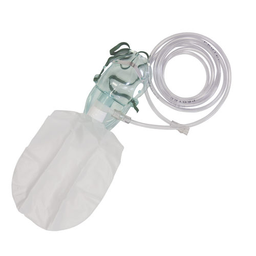Máscara de oxigênio para adulto - 80435140024 - Protec Export - em polipropileno / de alta concentração / regulável