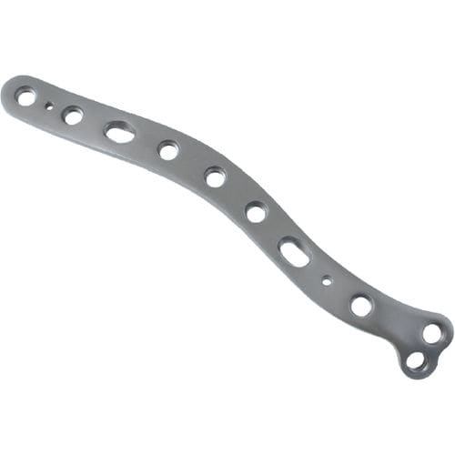 Placa de compressão óssea para úmero - 1502 series - Zimed Medical - distal / bloqueada / metálica