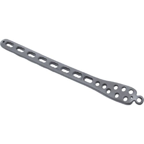 Placa de compressão óssea para tíbia - 1412 series - Zimed Medical - distal / medial / bloqueada