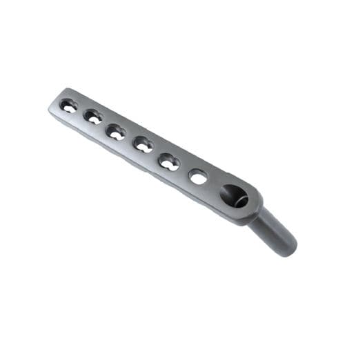 Placa de compressão óssea para fêmur - 1732 series - Zimed Medical - bloqueada / em titânio