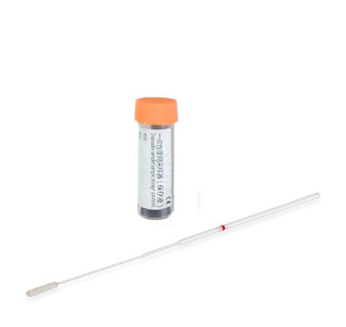 Tubo de coleta para extração de DNA - Ikbolo - cilíndrico / de saliva