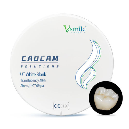 Material dentário em zircônia - UT  - Hunan Vsmile Biotechnology Co. Ltd - de CAD/CAM / para laboratório de prótese dentária / para coroas dentárias