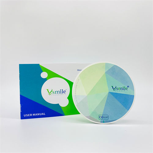 Material dentário em zircônia - ST Preshaded A1 - Hunan Vsmile Biotechnology Co. Ltd - de CAD/CAM / para laboratório de prótese dentária / para pontes dentárias