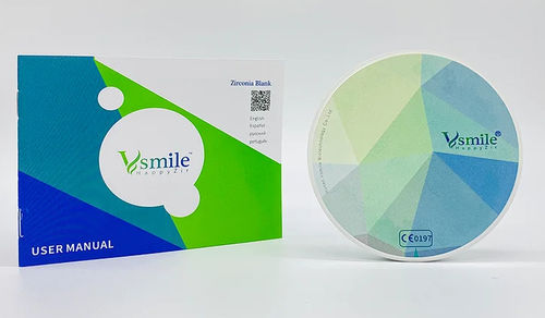 Material dentário em zircônia - ST Preshaded - Hunan Vsmile Biotechnology Co. Ltd - para coroas dentárias / para pontes dentárias / para sistemas de implantes