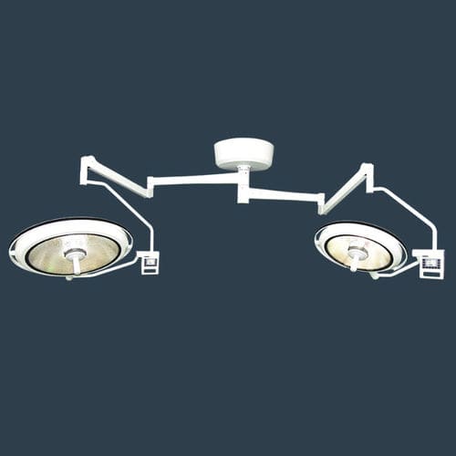 Foco cirúrgico de teto - ZW-700/500E II - Hunan Mplent Optoelectronics Technology - de LED / 2 braços / 110 V / 60 Hz