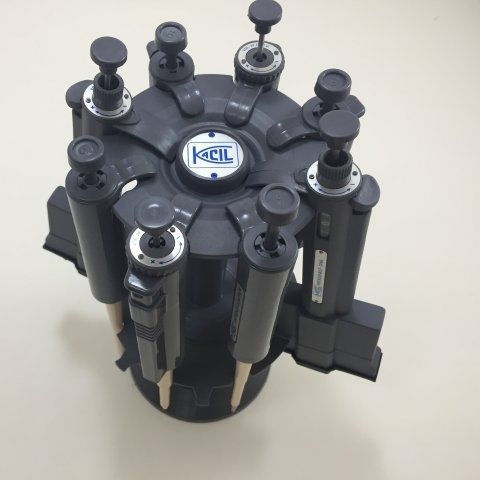 Suporte para pipetas - ES1  - Kacil Ind. e Com. Ltda