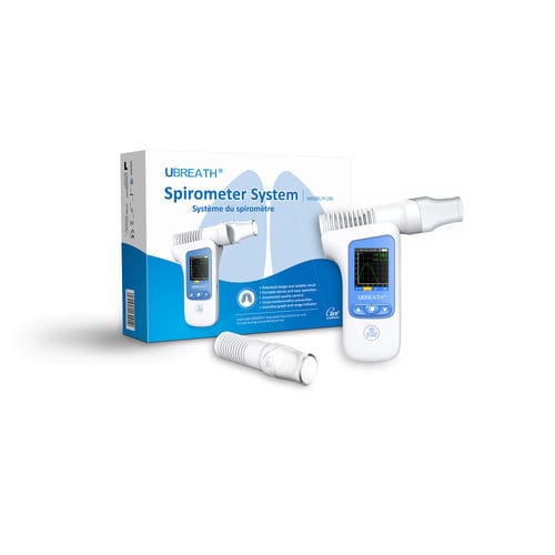 Espirômetro computadorizado - UBREATH ®  - e-LinkCare Meditech - eletrônico / portátil de mão / para pesquisa científica