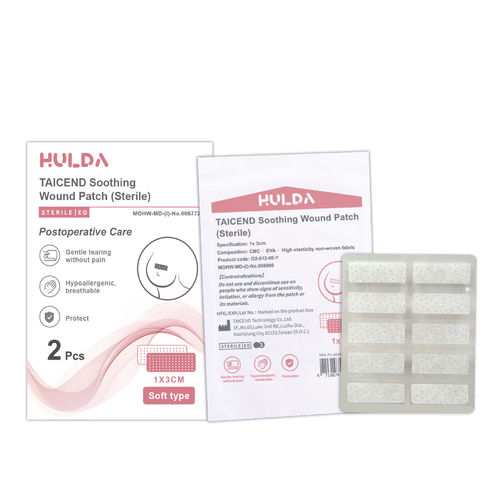 Curativo ponto falso em poliéster - O2-009-00-Y - Taicend Technology - estéril / elástico / respirável