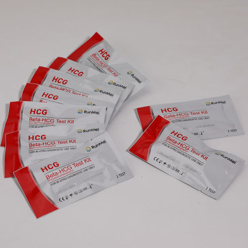 Teste rápido de gravidez - HUNAN RUNMEI GENE TECHNOLOGY CO.,LTD - para uso doméstico / de hCG / urinário