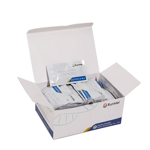 Teste rápido da malária - HUNAN RUNMEI GENE TECHNOLOGY CO.,LTD - de antígeno / de Plasmodium / de sangue