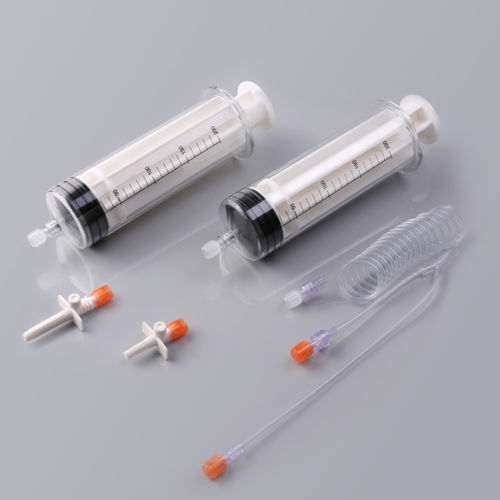 Seringa para produtos de contraste - C01-063-10 - Shenzhen Seacrown Electromechanical - 200 ml / descartável / estéril