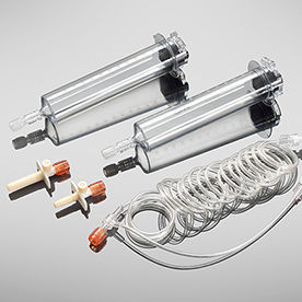 Seringa para produtos de contraste - C03-020-10 - Shenzhen Seacrown Electromechanical - 100 ml / descartável / estéril