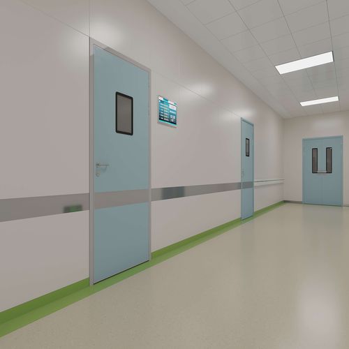 Porta para sala limpa - Shenzhen Seacrown Electromechanical - de abrir