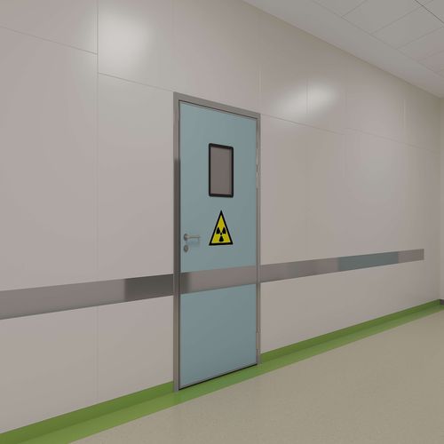 Porta para hospital - Shenzhen Seacrown Electromechanical - de abrir / de chumbo