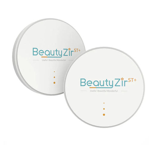 Material dentário em zircônia - ST+ - Beautyzir Technology Co.,Ltd. - para pontes dentárias / para coroas dentárias / branco