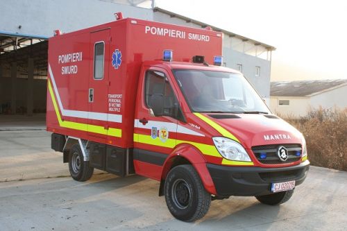 Ambulância modular - Mercedes Sprinter - DELTAMED SRL - 4x4 / todo-o-terreno