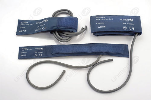 Braçadeira para PNI - T1880S - Unimed Medical Supplies - sem látex / em nylon / com manguito de uma via