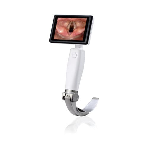 Video-laringoscópio com monitor de vídeo integrado - VL3R/VL4R - HugeMed - com lâmina