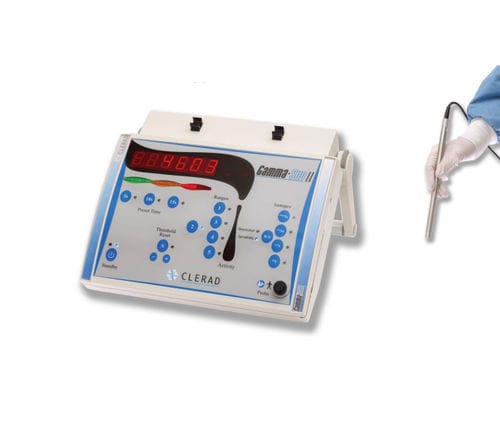 Sonda Gama para detecção do linfonodo sentinela - Gamma-Sup II  - CLERAD - com colimador de mão