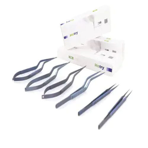 Tesoura de cirurgia - Hotry - para pacientes humanos / curva / reta