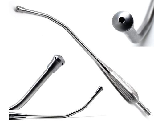 Cânula de sucção - 01-605 - Medicta Instruments - de Yankauer / curva / autoclavável
