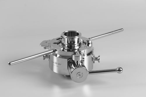 Válvula borboleta de duas vias - SBV50 - GEEVO TECHNOLOGY - para a indústria farmacêutica / para esterilização