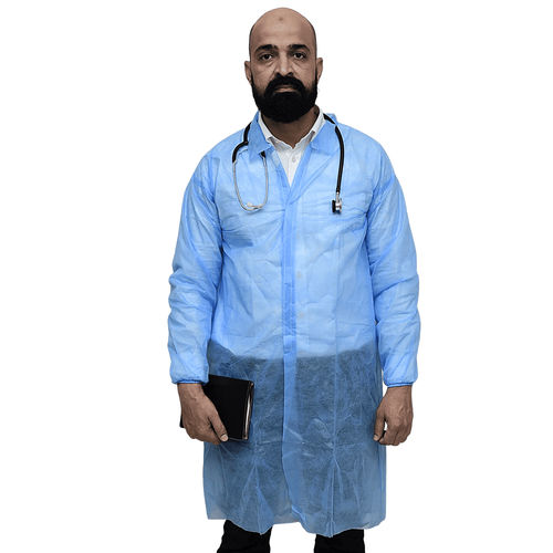 Jaleco hospitalar unissexo - FVSurgical - descartável / em não tecido / antimicrobiano
