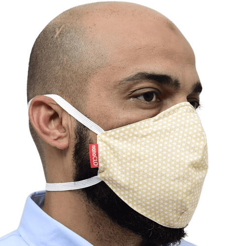 Máscara de proteção em algodão - FVSurgical - em poliéster / em nanofibras / semifacial