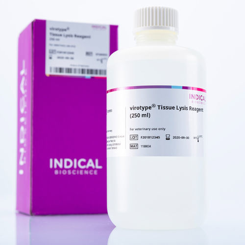 Reagente para laboratório veterinário - virotype Tissue Lysis Reagent - INDICAL BIOSCIENCE GmbH - meio reacional / solução tampão / ácidos nucleicos