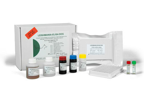 Kit de teste veterinário - LEISHMANIA-IgG ELISA DOG - INDICAL BIOSCIENCE GmbH - da leishmaniose / para cães / de IgG