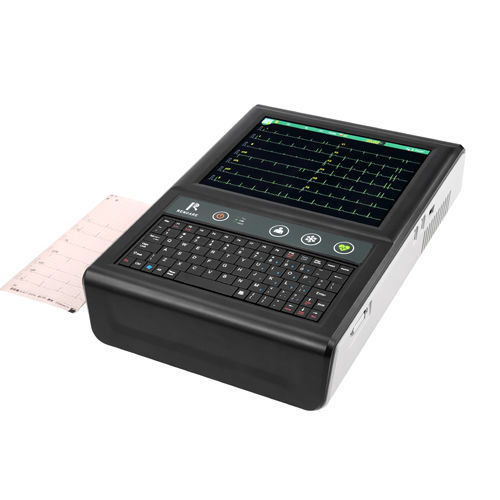 Eletrocardiógrafo para ECG em repouso - e1200plus - Rencare - de 12 canais / 9 canais / digital