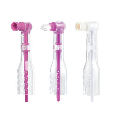 Contra-ângulo de profilaxia dentária - AntiSplatr™  - Pac-Dent - pneumático / mini / descartável