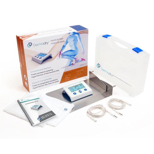 Aparelho de iontoforese para transpiração excessiva - Dermadry - Dermadry Laboratories