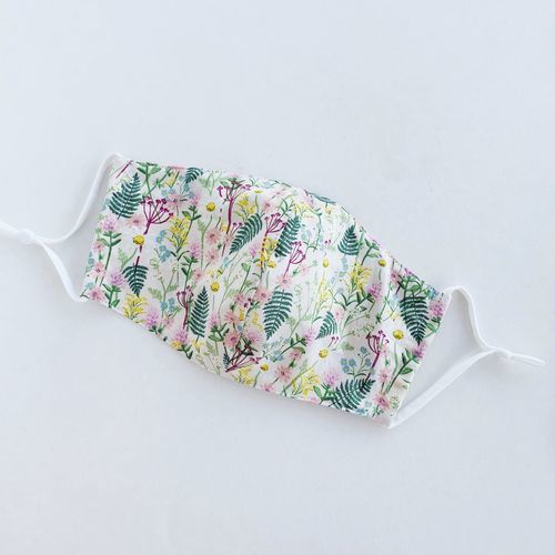 Máscara de proteção em tecido - WILDFLOWERS - wes medical manufacturing Pte Ltd - em algodão / infantil / reutilizável