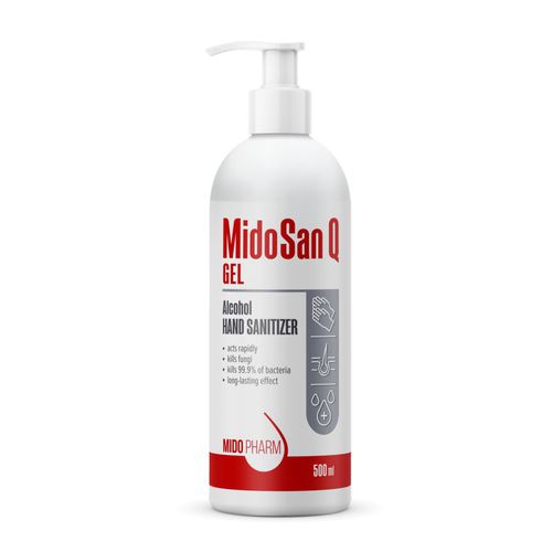 Álcool em gel 70% - 007755 - MidoPharm - 500 ml