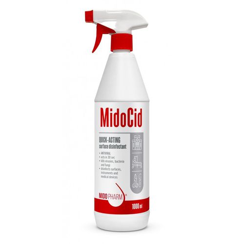 Desinfetante para pisos e outras superfícies - MidoCid - MidoPharm - líquido / 1.000 ml