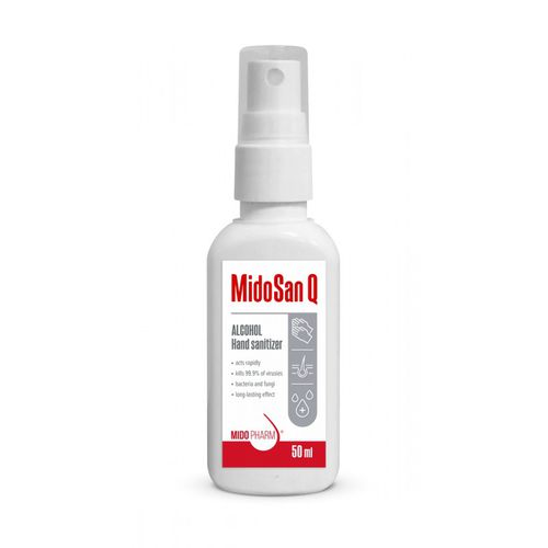 Álcool em gel 70% - MidoSan Q - MidoPharm - 50 ml